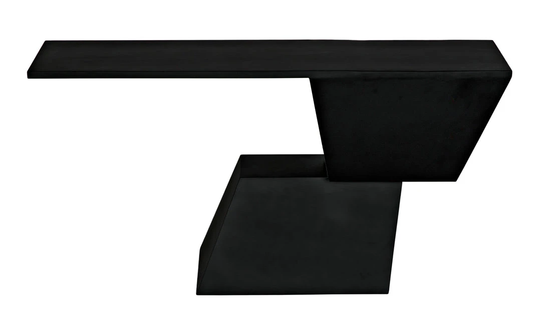 Noir Pieta Console, Black Steel 6 Noir Pieta Console, Black Steel