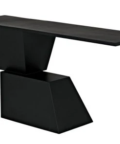 Noir Pieta Console, Black Steel