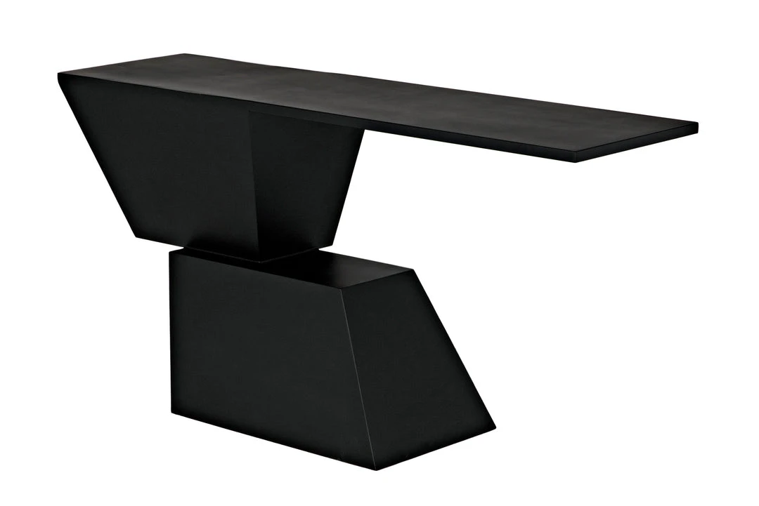 Noir Pieta Console, Black Steel 3 Noir Pieta Console, Black Steel