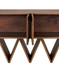 Media Consoles & TV Stands Noir Jean-Michel Sideboard, Dark Walnut With Mirror 15 Media Consoles & TV Stands Noir Jean-Michel Sideboard, Dark Walnut With Mirror