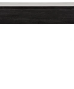 Noir Curba Desk, Hand Rubbed Black