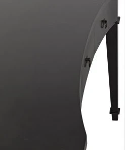 Noir Curba Desk, Hand Rubbed Black