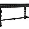 HOME OFFICE Noir Portuguese Desk, Small, 60,, Hand Rubbed Black 1 HOME OFFICE Noir Portuguese Desk, Small, 60,, Hand Rubbed Black