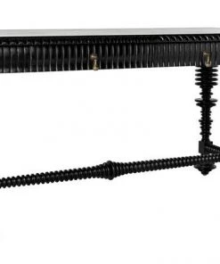 HOME OFFICE Noir Portuguese Desk, Small, 60,, Hand Rubbed Black