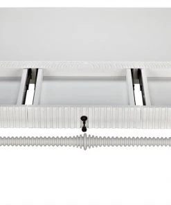 Noir QS Portuguese Desk, Solid White HOME OFFICE