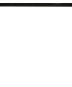 Noir Black Metal Desk