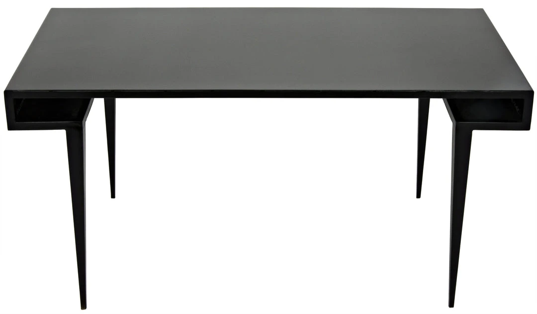 Noir Stiletto Desk, Black Metal HOME OFFICE 5 Noir Stiletto Desk, Black Metal HOME OFFICE
