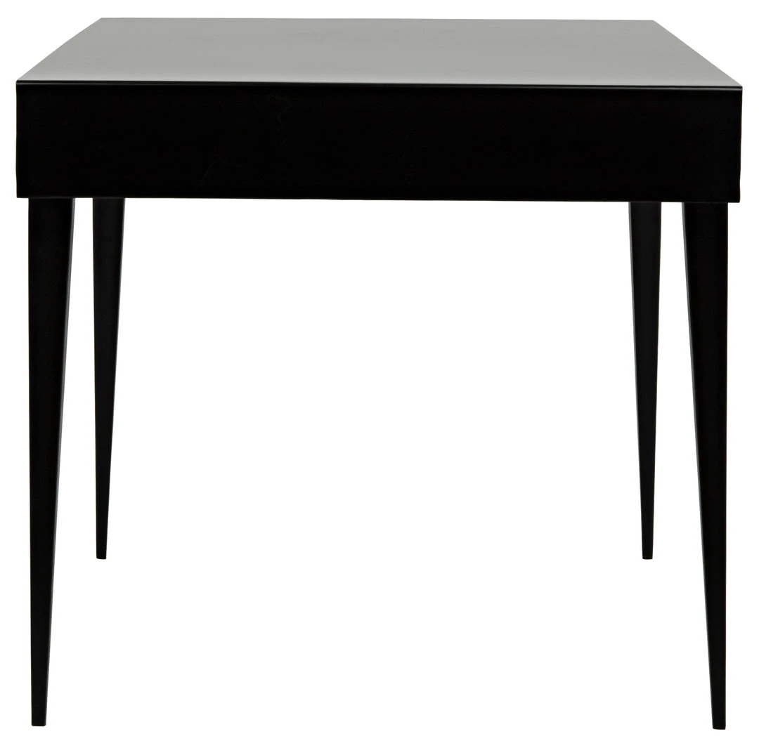Noir Stiletto Desk, Black Metal HOME OFFICE 6 Noir Stiletto Desk, Black Metal HOME OFFICE