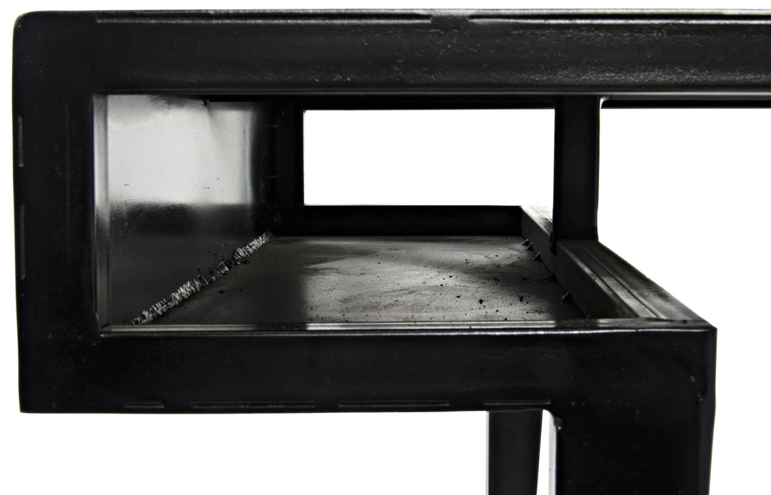 Noir Stiletto Desk, Black Metal HOME OFFICE 8 Noir Stiletto Desk, Black Metal HOME OFFICE
