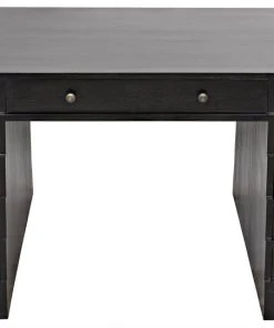Noir Faust Desk, Hand Rubbed Black