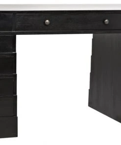 Noir Faust Desk, Hand Rubbed Black