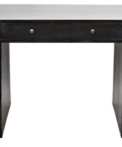 Noir Faust Desk, Hand Rubbed Black