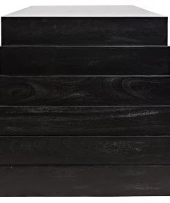 Noir Faust Desk, Hand Rubbed Black