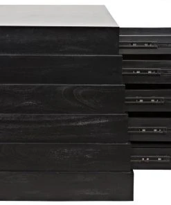 Noir Faust Desk, Hand Rubbed Black