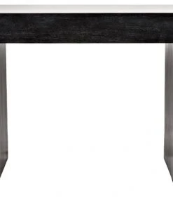 Noir Faust Desk, Hand Rubbed Black