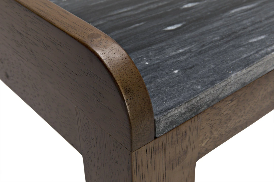 Noir Wod Ward Desk, Dark Walnut With Stone Top HOME OFFICE 9 Noir Wod Ward Desk, Dark Walnut With Stone Top HOME OFFICE