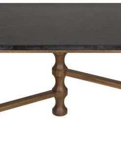 Noir Creo Desk With Stone Top, Dark Walnut HOME OFFICE 13 Noir Creo Desk With Stone Top, Dark Walnut HOME OFFICE