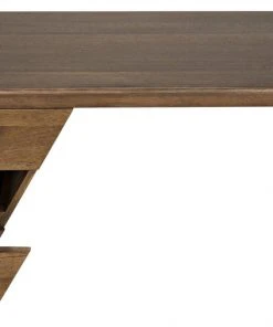 Noir Tetramo Desk, Dark Walnut