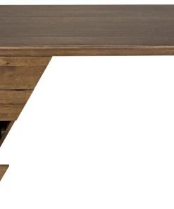 Noir Tetramo Desk, Dark Walnut