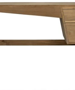 HOME OFFICE Noir Jetson Desk, Teak