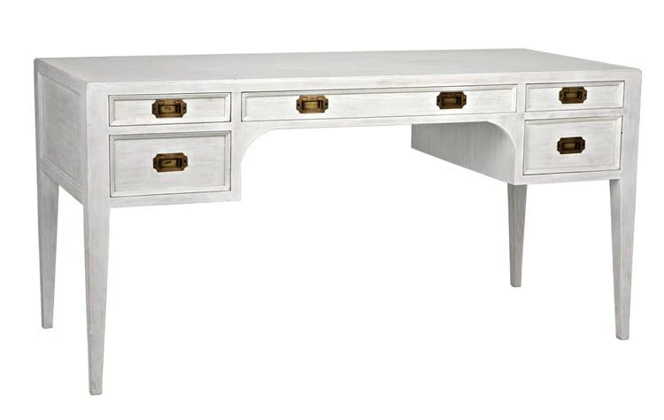 Noir Africa Desk, White Wash HOME OFFICE 3 Noir Africa Desk, White Wash HOME OFFICE