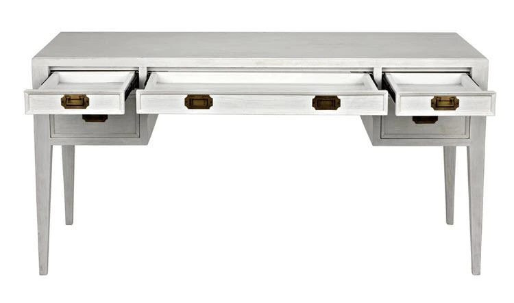 Noir Africa Desk, White Wash HOME OFFICE 7 Noir Africa Desk, White Wash HOME OFFICE