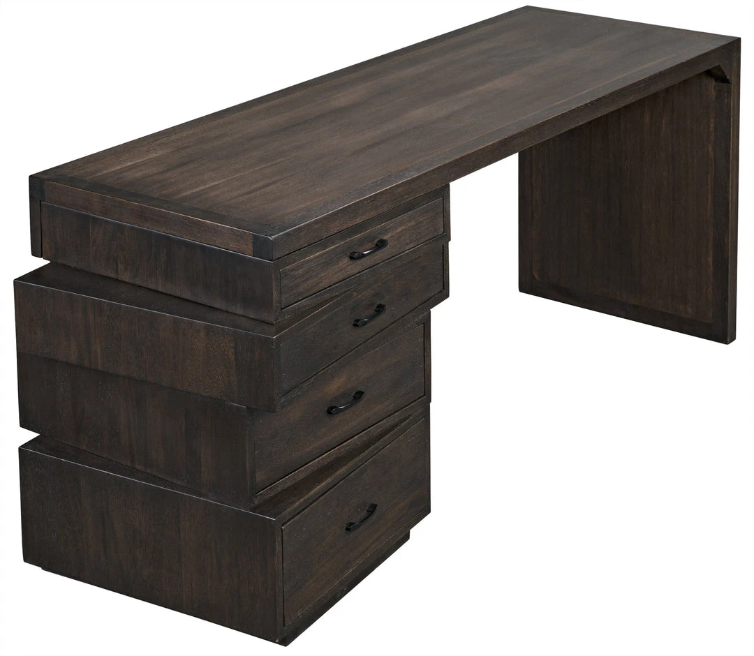 Noir Artemis Desk, Ebony Walnut 9 Noir Artemis Desk, Ebony Walnut
