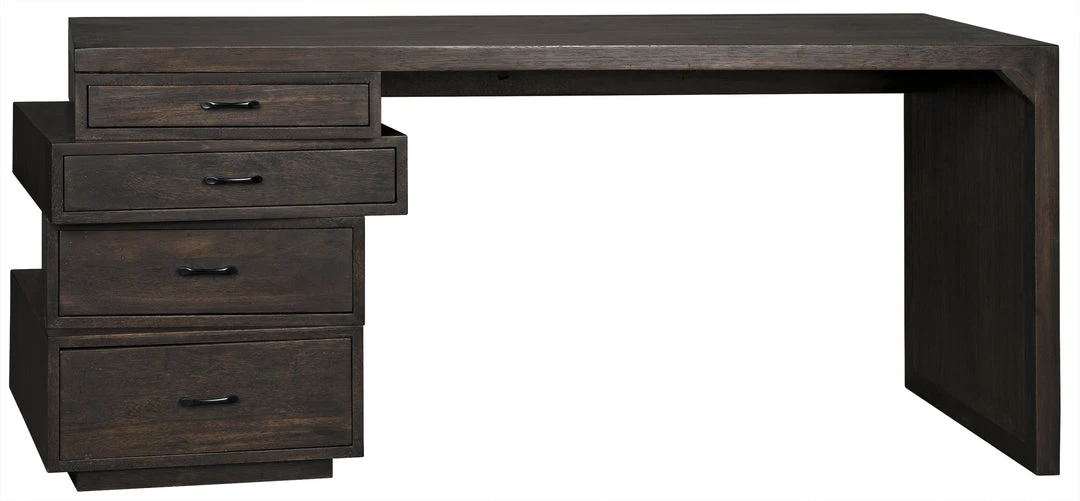 Noir Artemis Desk, Ebony Walnut 3 Noir Artemis Desk, Ebony Walnut