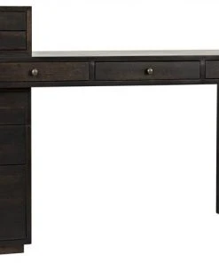 HOME OFFICE Noir Tokyo Desk, Ebony Walnut