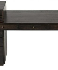 HOME OFFICE Noir Tokyo Desk, Ebony Walnut
