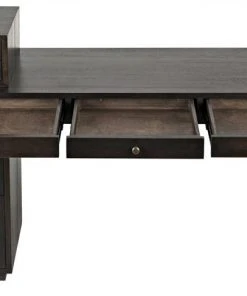 HOME OFFICE Noir Tokyo Desk, Ebony Walnut