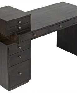 HOME OFFICE Noir Tokyo Desk, Ebony Walnut