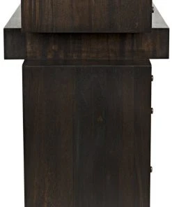 HOME OFFICE Noir Tokyo Desk, Ebony Walnut