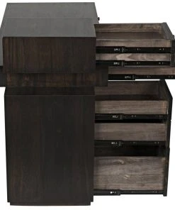 HOME OFFICE Noir Tokyo Desk, Ebony Walnut