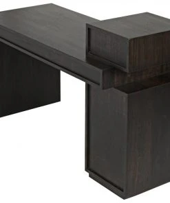 HOME OFFICE Noir Tokyo Desk, Ebony Walnut