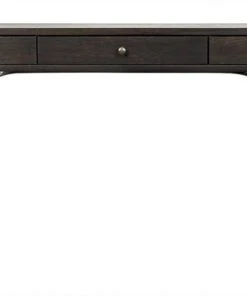 Noir Truss Desk, Ebony Walnut With Metal Legs HOME OFFICE