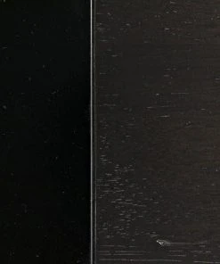 HOME OFFICE Noir Alvaro Desk, Black Metal, Ebony Walnut