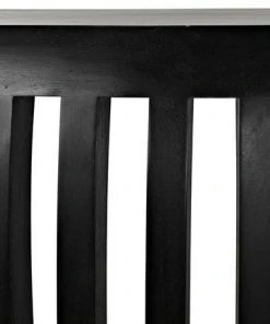 HOME OFFICE Noir Irulan Desk, Hand Rubbed Black