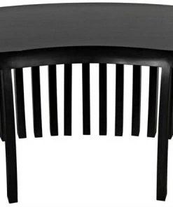 HOME OFFICE Noir Irulan Desk, Hand Rubbed Black