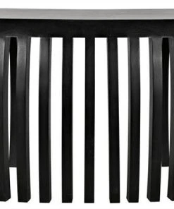 HOME OFFICE Noir Irulan Desk, Hand Rubbed Black