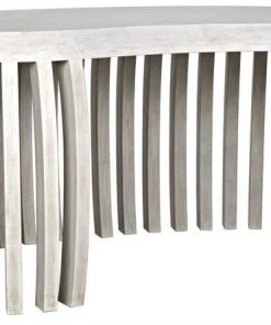 HOME OFFICE Noir Irulan Desk, White Wash