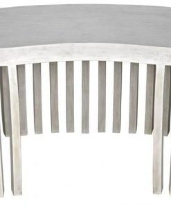 HOME OFFICE Noir Irulan Desk, White Wash