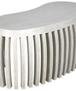 HOME OFFICE Noir Irulan Desk, White Wash