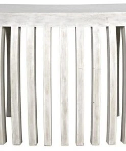 HOME OFFICE Noir Irulan Desk, White Wash