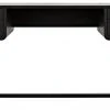 Noir Voltes Desk, Ebony Walnut, Black Metal 1 Noir Voltes Desk, Ebony Walnut, Black Metal