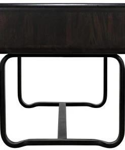 Noir Voltes Desk, Ebony Walnut, Black Metal 19 Noir Voltes Desk, Ebony Walnut, Black Metal