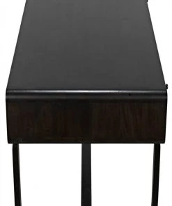 Noir Voltes Desk, Ebony Walnut, Black Metal 20 Noir Voltes Desk, Ebony Walnut, Black Metal