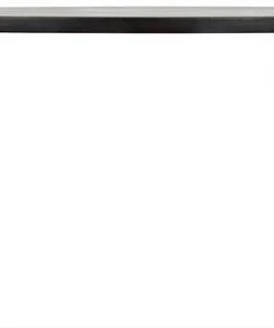 Noir Marigold Desk, Ebony Walnut, Black Metal