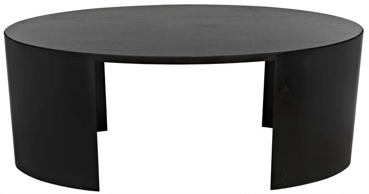 Noir Marigold Desk, Ebony Walnut, Black Metal 6 Noir Marigold Desk, Ebony Walnut, Black Metal