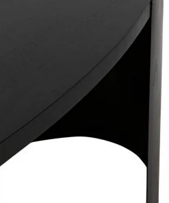 Noir Marigold Desk, Ebony Walnut, Black Metal 19 Noir Marigold Desk, Ebony Walnut, Black Metal